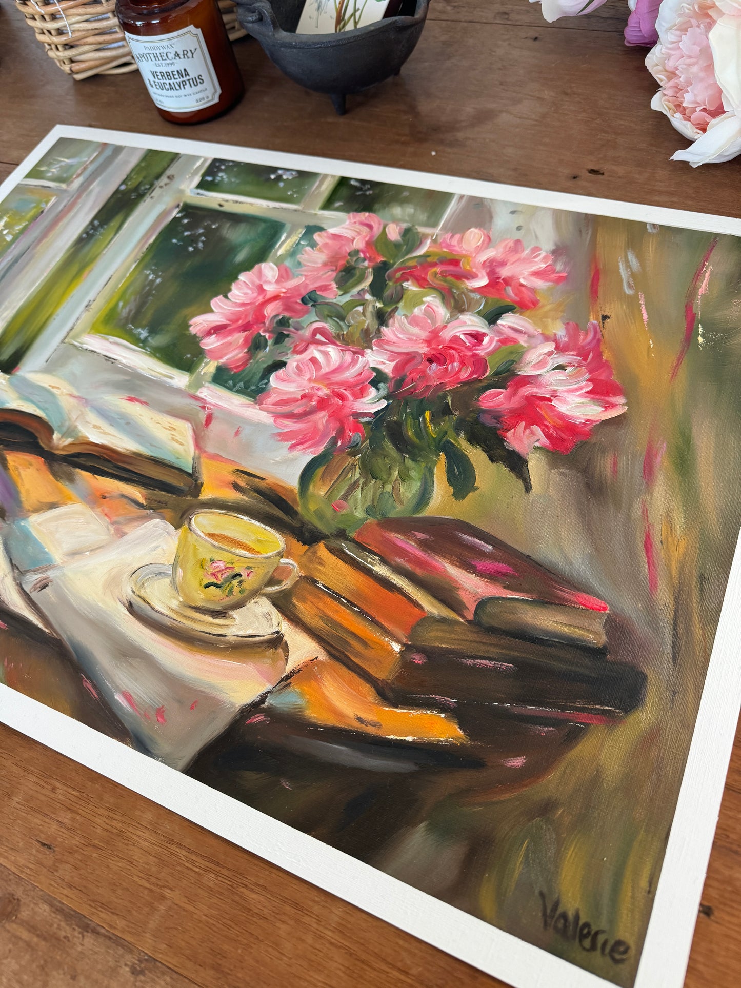 Petals and Pages – Fine Art Print