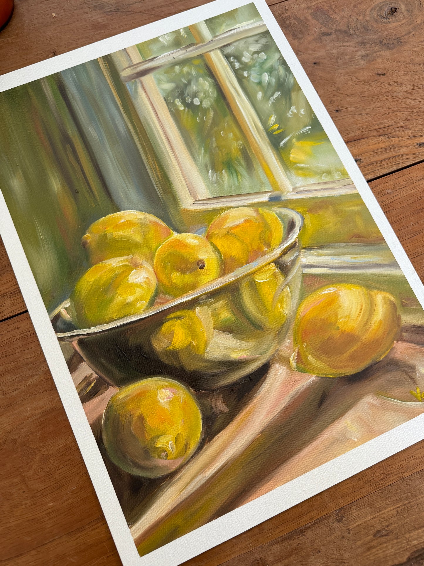 Lemons by the Window – Fine Art Print