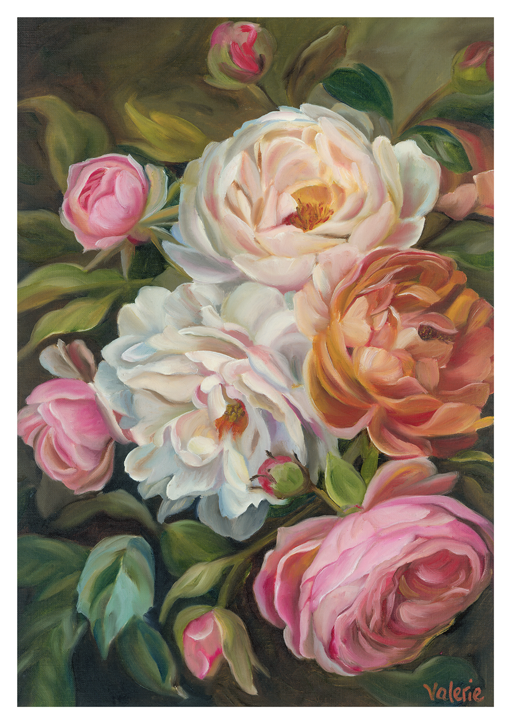 Vintage Roses – Fine Art Print